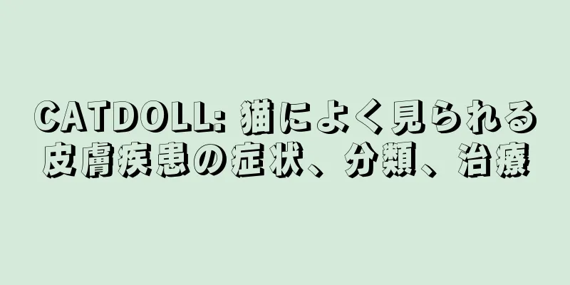 CATDOLL: 猫によく見られる皮膚疾患の症状、分類、治療