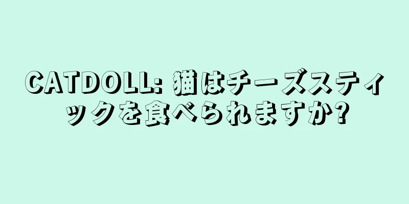 CATDOLL: 猫はチーズスティックを食べられますか?