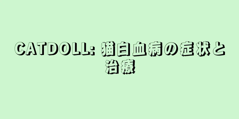 CATDOLL: 猫白血病の症状と治療