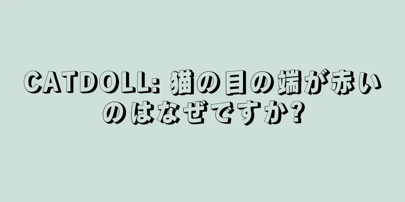 CATDOLL: 猫の目の端が赤いのはなぜですか?