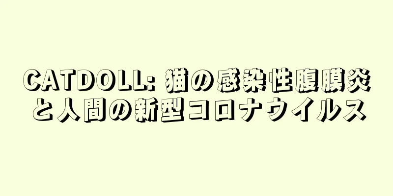 CATDOLL: 猫の感染性腹膜炎と人間の新型コロナウイルス
