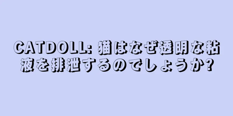 CATDOLL: 猫はなぜ透明な粘液を排泄するのでしょうか?