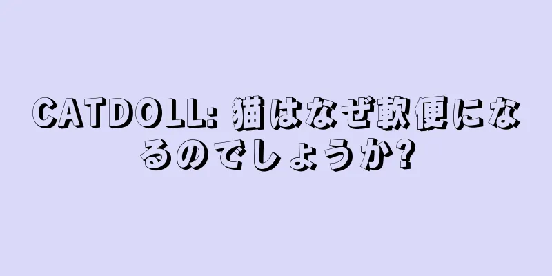 CATDOLL: 猫はなぜ軟便になるのでしょうか?