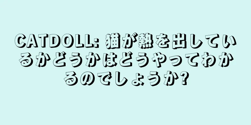 CATDOLL: 猫が熱を出しているかどうかはどうやってわかるのでしょうか?