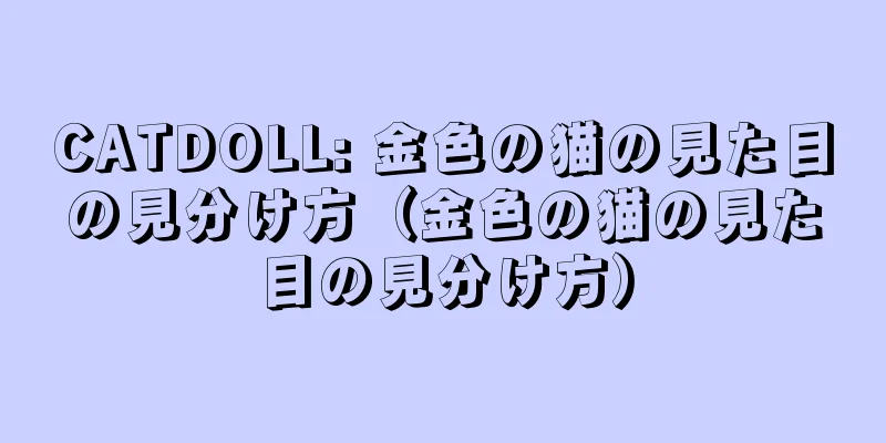 CATDOLL: 金色の猫の見た目の見分け方（金色の猫の見た目の見分け方）