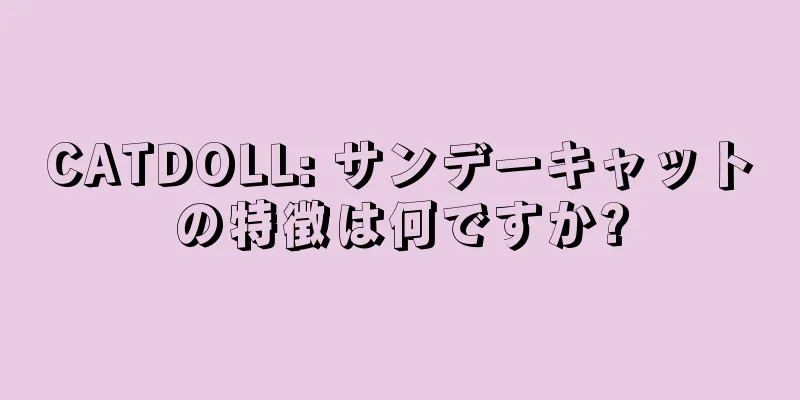 CATDOLL: サンデーキャットの特徴は何ですか?