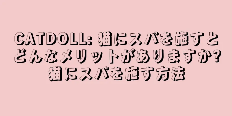 CATDOLL: 猫にスパを施すとどんなメリットがありますか?猫にスパを施す方法