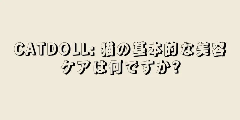 CATDOLL: 猫の基本的な美容ケアは何ですか?