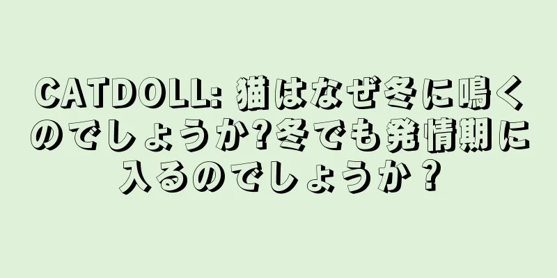 CATDOLL: 猫はなぜ冬に鳴くのでしょうか?冬でも発情期に入るのでしょうか？