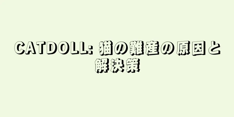 CATDOLL: 猫の難産の原因と解決策