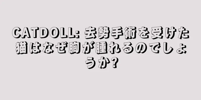 CATDOLL: 去勢手術を受けた猫はなぜ胸が腫れるのでしょうか?