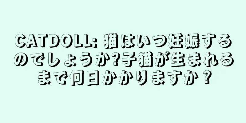 CATDOLL: 猫はいつ妊娠するのでしょうか?子猫が生まれるまで何日かかりますか？