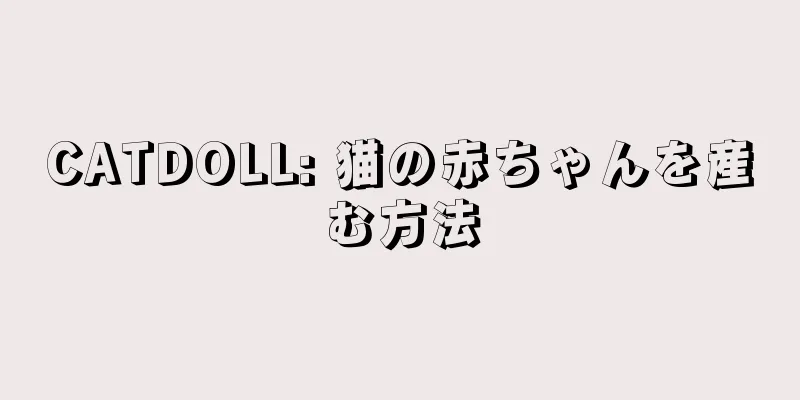 CATDOLL: 猫の赤ちゃんを産む方法