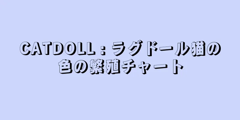 CATDOLL : ラグドール猫の色の繁殖チャート