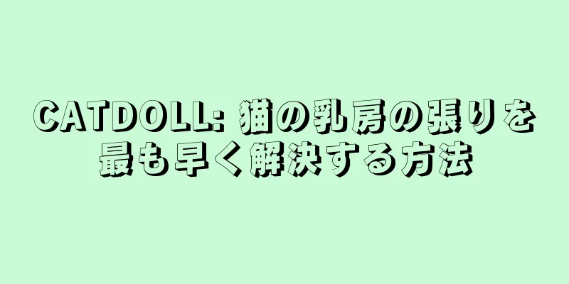 CATDOLL: 猫の乳房の張りを最も早く解決する方法