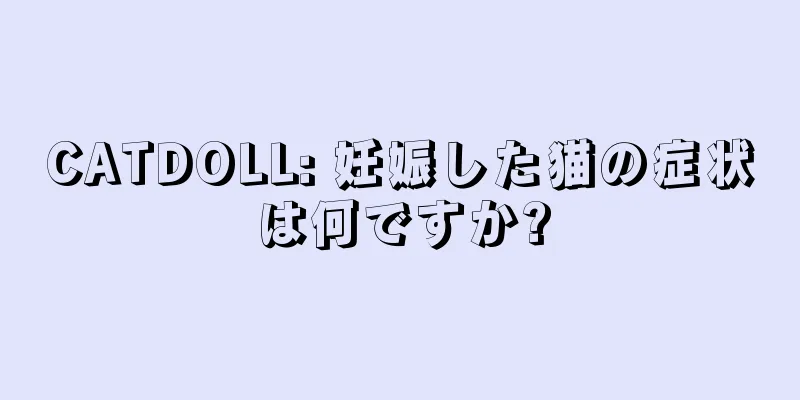 CATDOLL: 妊娠した猫の症状は何ですか?